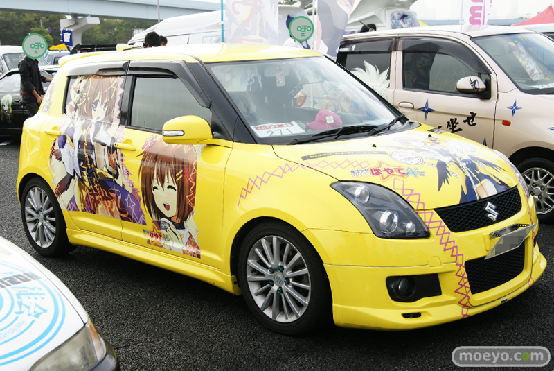 Illustration for article titled A Thousand Cars, Covered In Otaku Stickers